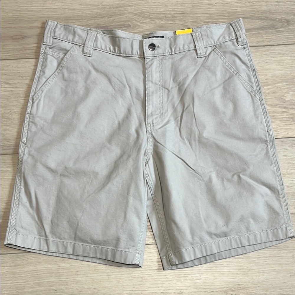 NWT Carhartt Rugged Flex Relaxed Fit Canvas Work Short Mens Size 38 Tan